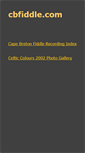 Mobile Screenshot of cbfiddle.com
